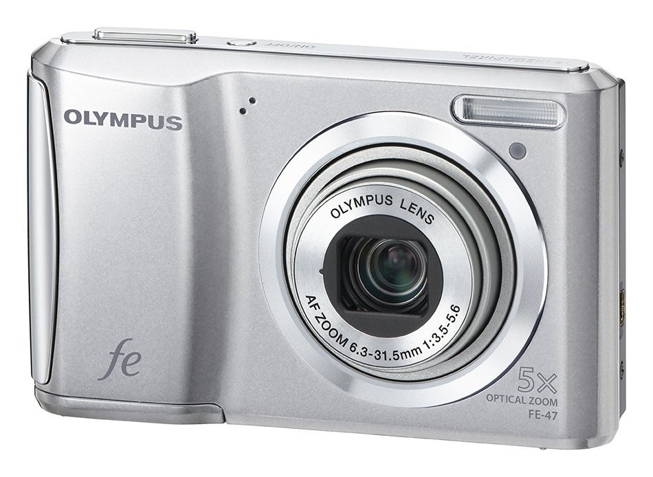 Olympus FE-47 14 MP Digital Camera with 5x Optical Zoom and 2.7-inch LCD (Silver) (Old Model) N2
