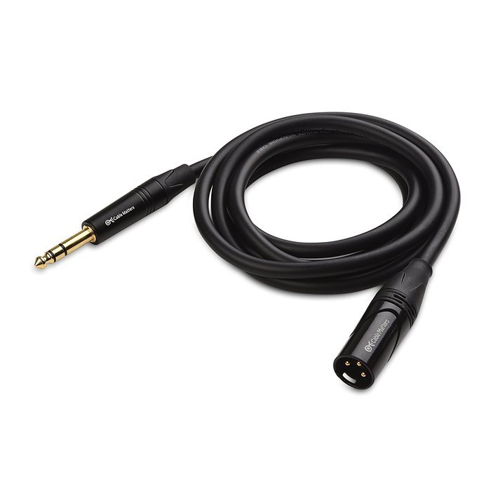 Cable Matters XLR to TRS 6.35mm (1/4 Inch) Cable 10 Feet N10