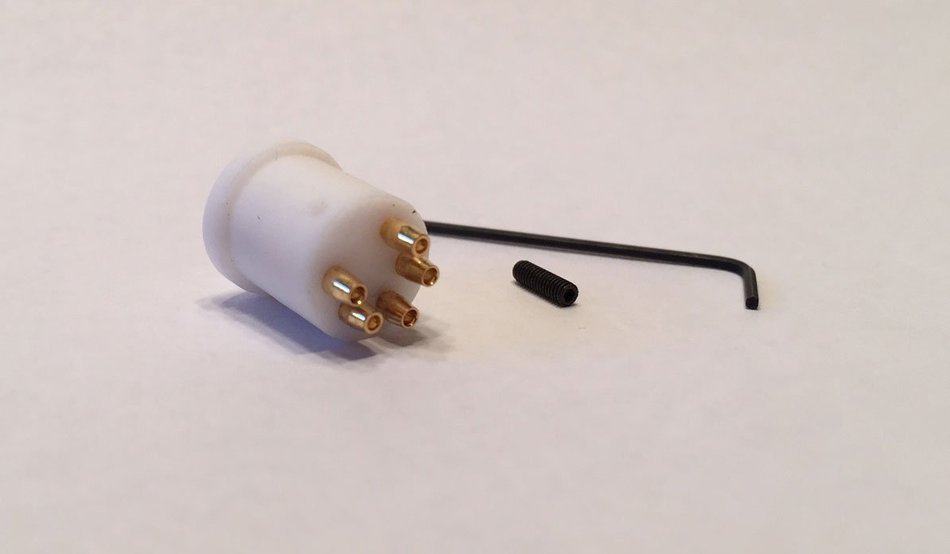 Cardas Female DIN/ JIS Plug DIY Gold Plated Turntable Tonearm Cable Connector N2