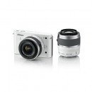Nikon 1 J1 10.1 MP HD Digital Camera System with 10-30mm VR and 30-110mm VR 1 NIKKOR Lenses (Pink, White, Red,...