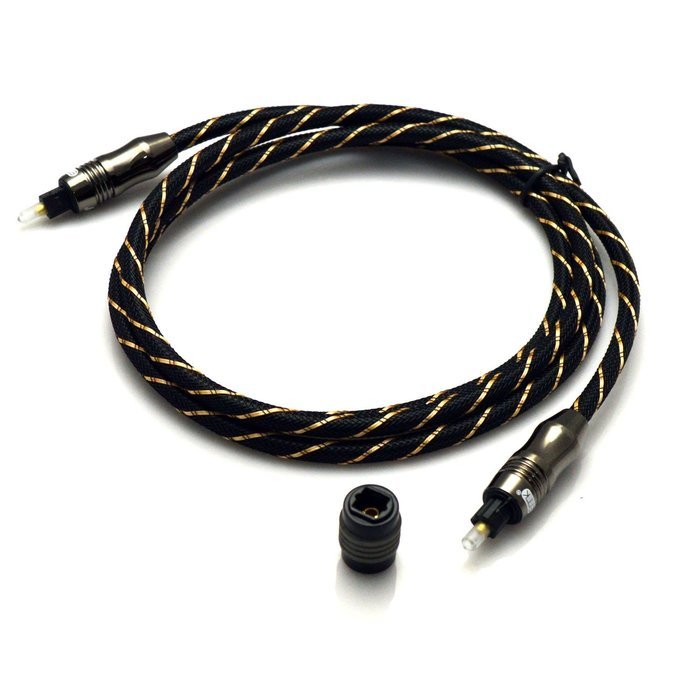 VONOTO 1.5M 3 Feet Digital Fiber Optical Audio Toslink Male to Female Extension Cable with Optical Male to Female... N4