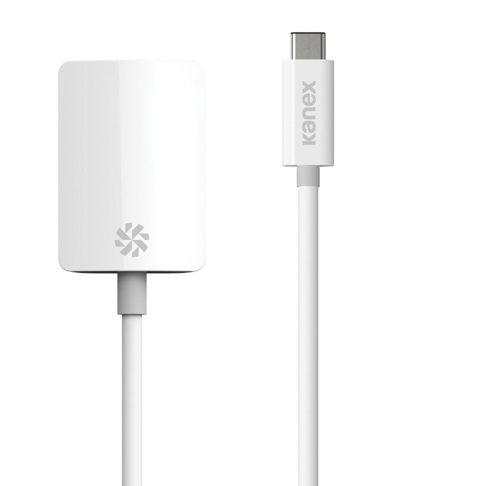 Kanex USB-C to DVI Adapter 8.25 Inches (21 cm)-White N9