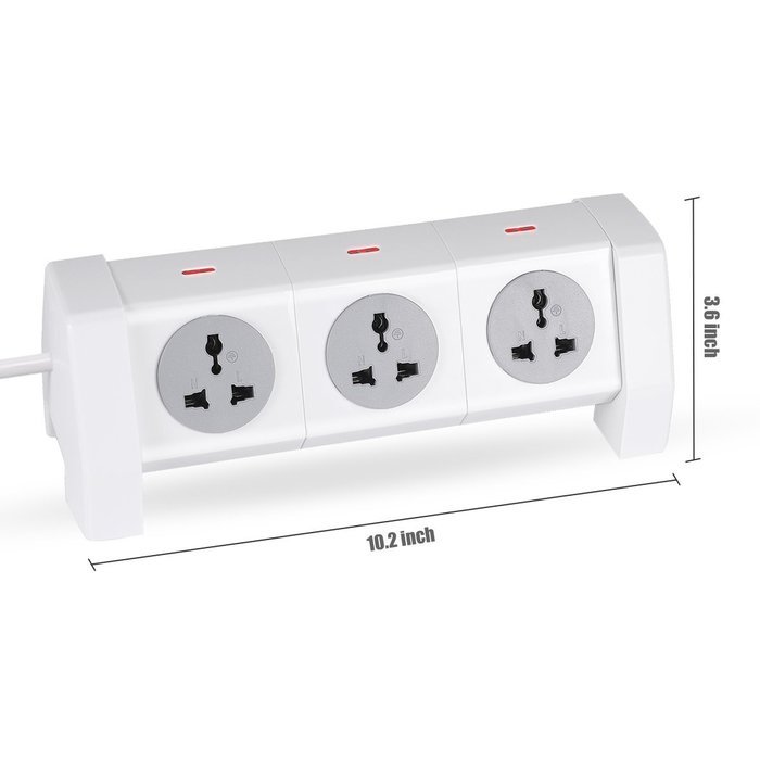 Smart 4 Rotatable Outlet Surge Protector, JBonest 6ft Power Strip with 4 USB Charging Ports Power Cord N4