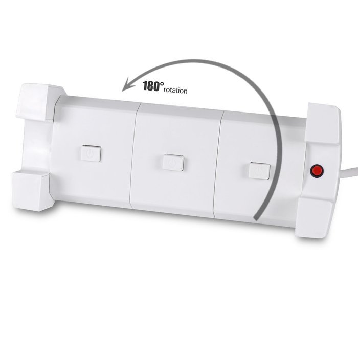 Smart 4 Rotatable Outlet Surge Protector, JBonest 6ft Power Strip with 4 USB Charging Ports Power Cord N5