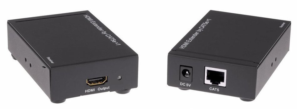 KanexPro HDMI Over CAT-5/6 Extender, Black (HDEXT50M)
