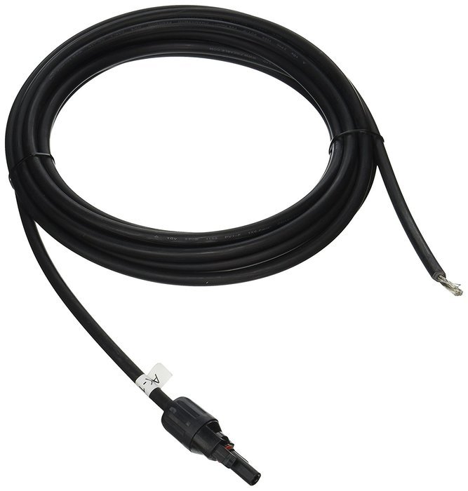 Renogy AK-10FT-10 One Pair of 10Ft. 10AWG Adaptor Kit Solar Cable Pv with Mc4 Female & Male Connectors - Connect...