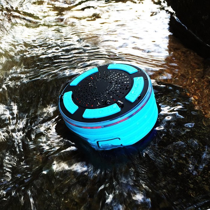 KONG KIM IPX7 100% Waterproof & Dust-proof Floating Bluetooth Shower Speaker Compatible with all Bluetooth devices... N39