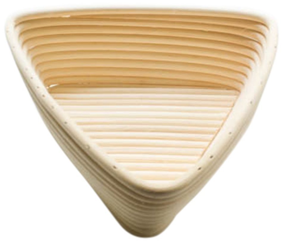 Bread Experience 8.5 Inch Triangle Banneton Bread Proofing Brotform Basket