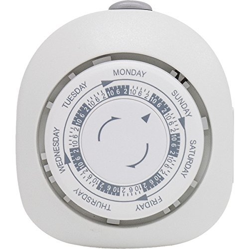 New GE 15151 7-Day Mechanical Polarized 1-Outlet Plug-in Timer