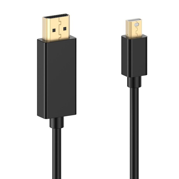 Mini DP to HDMI, Rankie 6FT Gold Plated Mini DisplayPort (Thunderbolt Port Compatible) to HDMI HDTV Cable (White... N7