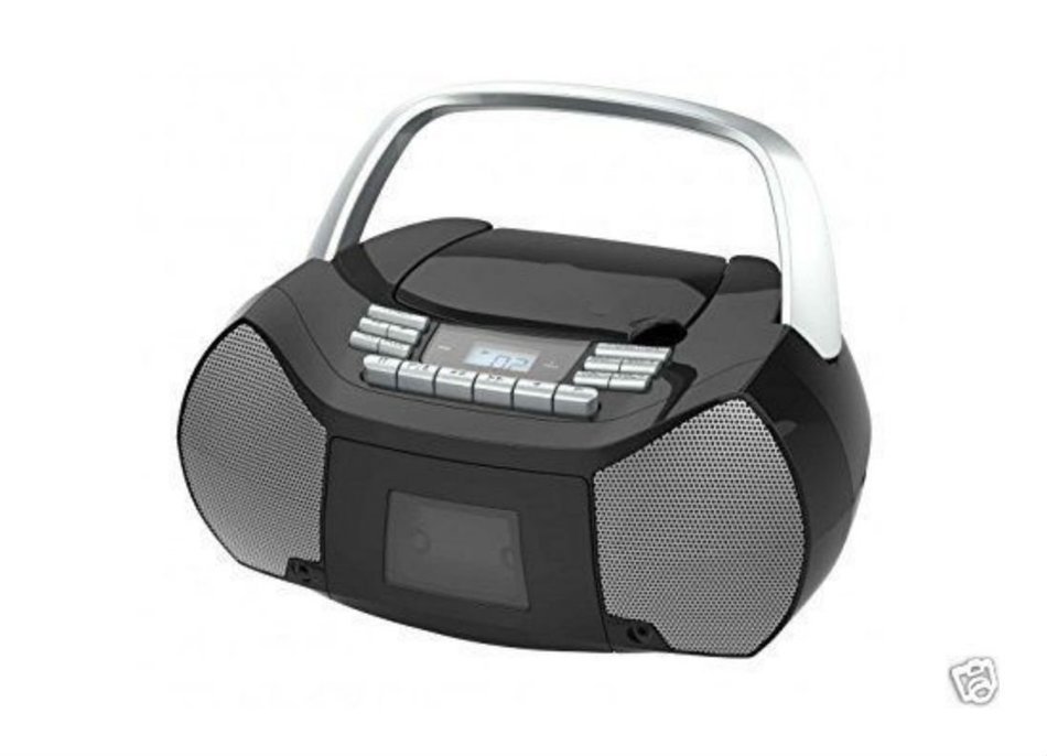 New ! Electronics NPB 268 Portable CD/Cassette Boombox AM/FM Radio Player , Portable Audio
