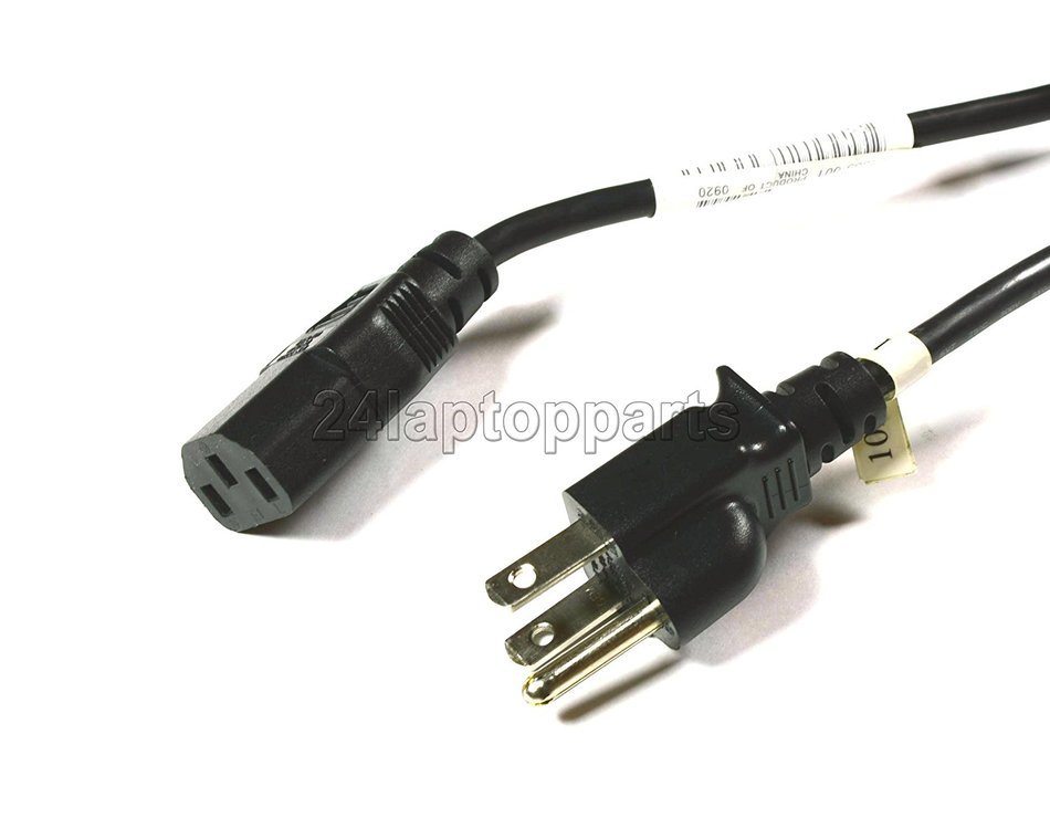 2 Pack Universal (6 Ft/2 Meters) Computer AC Power Cable IEC320 C13 3-Prong 10A 125V US N3