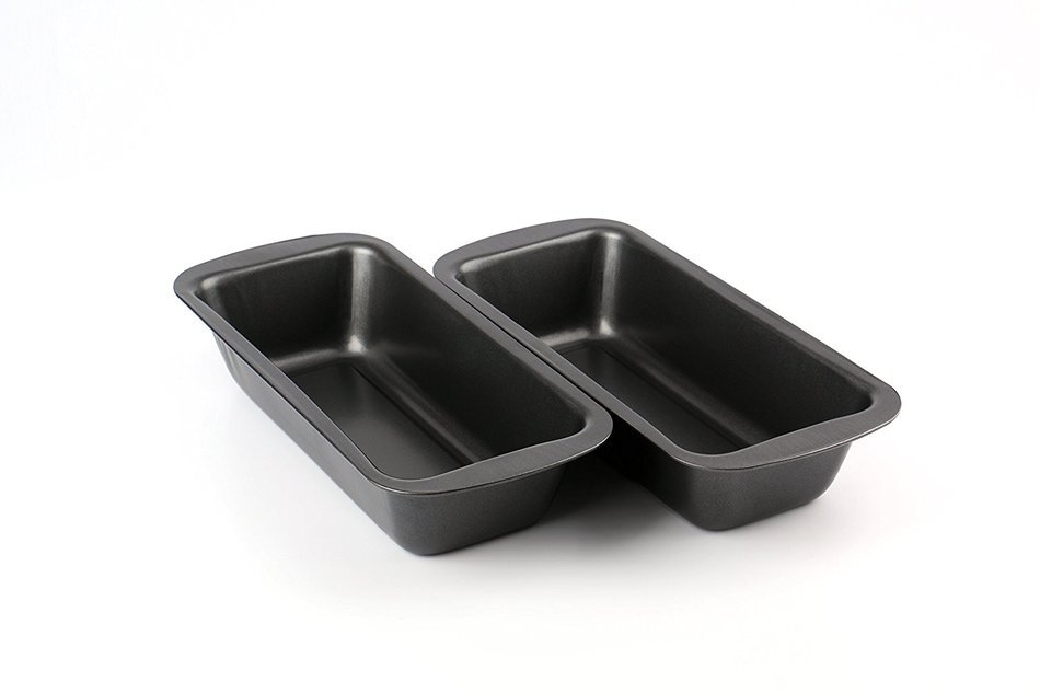 Tosnail Long Non-stick Loaf Pan Set, 9" x 3" - Pack of 2 N3