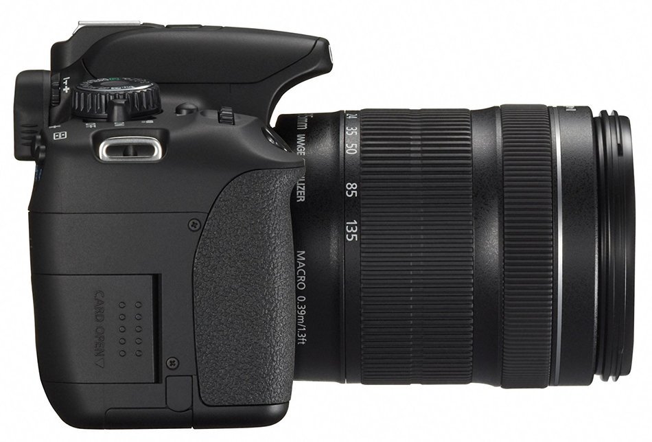 Canon DSLR Camera EOS Kiss X6i with EF-S 18-135mm IS STM Lens Kit - International Version (No Warranty) N8