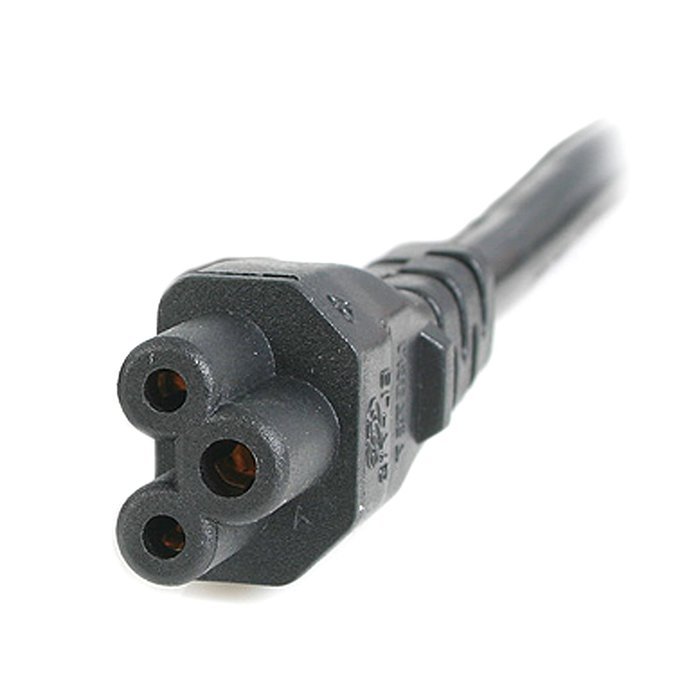 StarTech.com 6 ft Standard Laptop Power Cord - NEMA 5-15P to C5 - 6ft NEMA 5-15P to IEC 320 C5 Power Cable - 3... N6