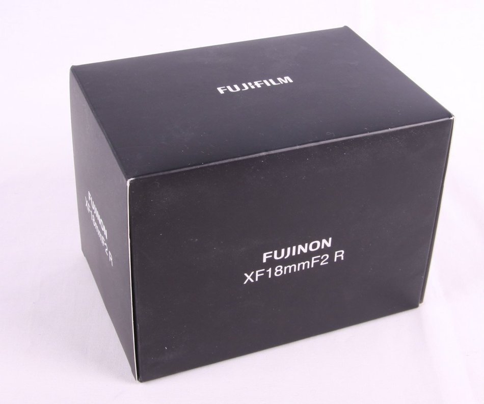EMPTY BOX ONLY: FUJIFILM XF 18mm F2 R Box with Manual