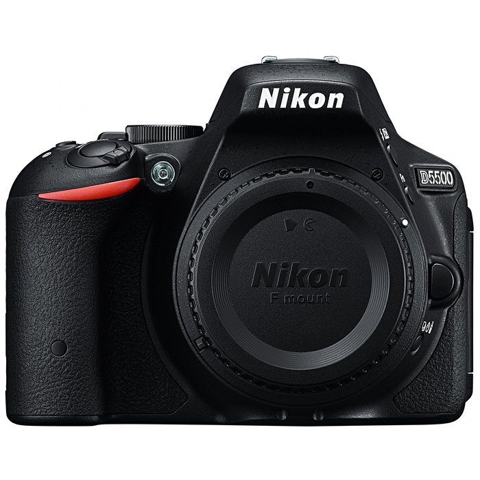Nikon D5500 Wi-Fi Digital SLR Camera Body (Black) (Certified Refurbished)