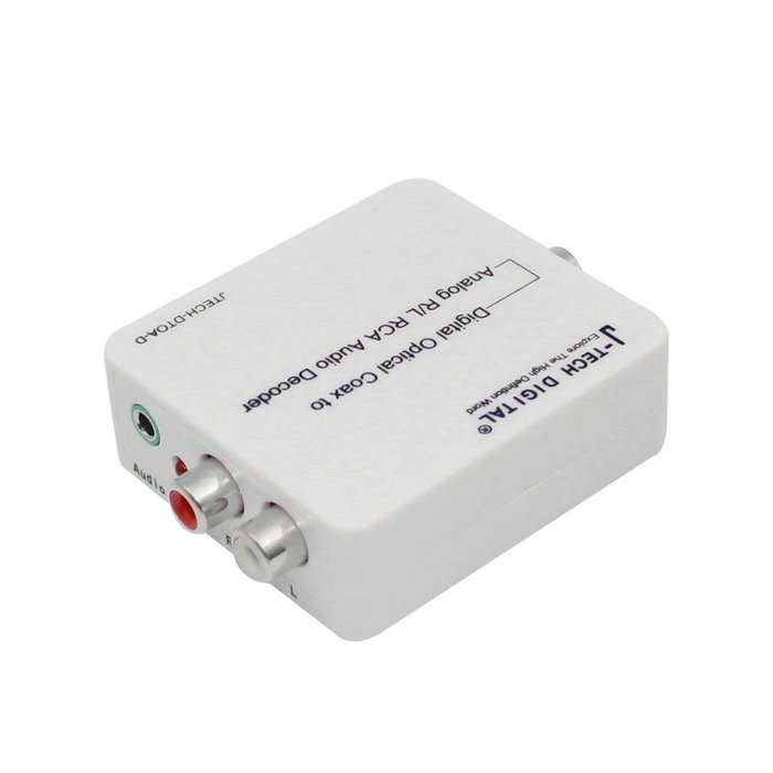J-Tech Digital &reg; Optical SPDIF Toslink / Coaxial Digital to Analog Audio Decoder Converter with PCM , 5.1 Dolby... N11