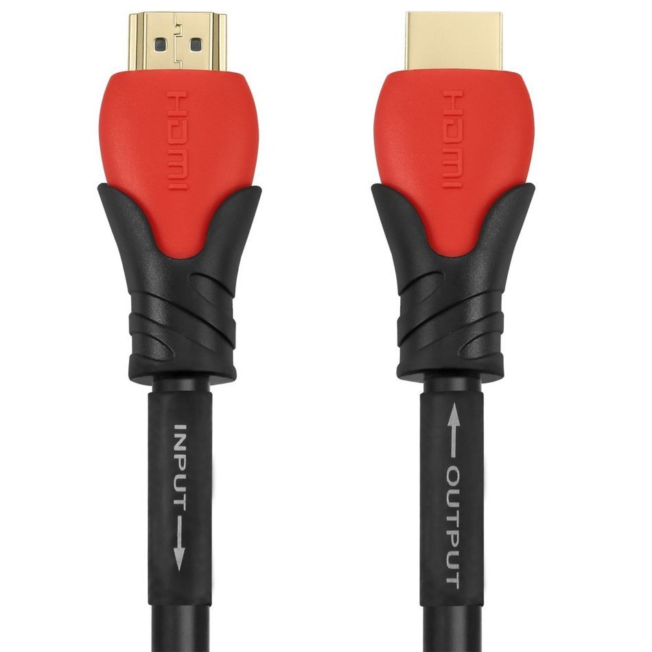 A-tech Series Blue&black - High speed Hdmi Cable 100 Ft with Built-in Signal Booster Metal Black Case,Supports... N52