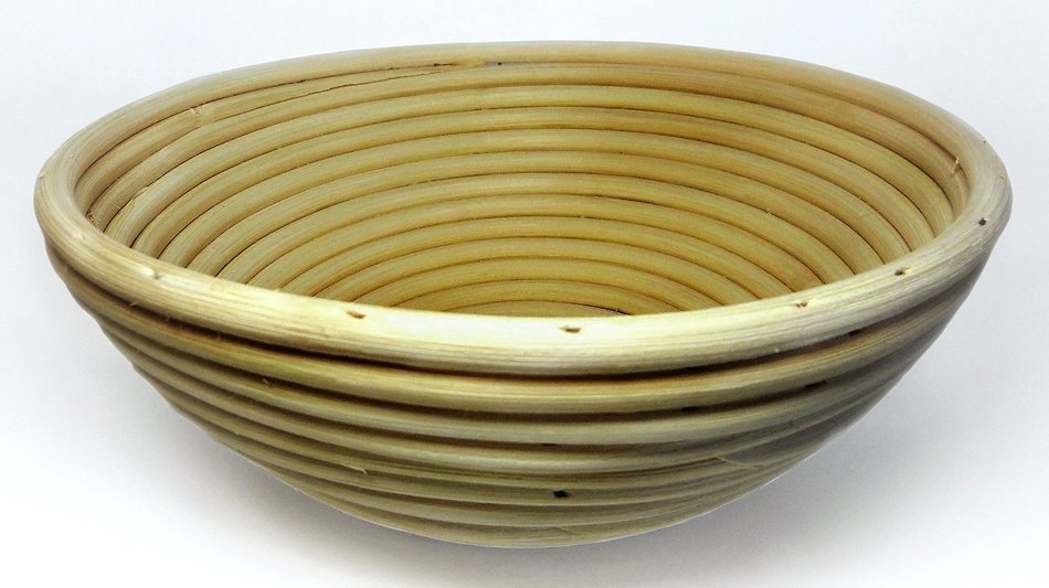 Banneton Proofing Basket Set (4 pieces) - Premium 8.5 Inch Round Bread Proofing Brotform, Dough Scraper, Linen... N3