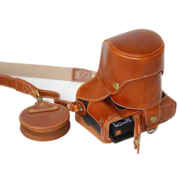 xhorizon TM FL1 Full Protection Bottom Opening Version Protective Leather Camera Case Bag with Tripod Design for... N70