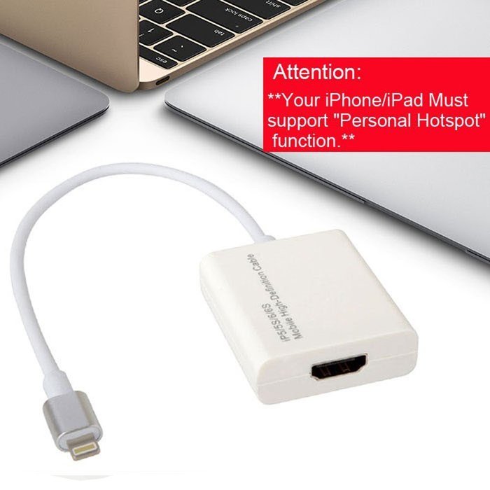 BAIVON 8-pin Lightning To HDMI Adapter,High Definition 1080P Audio Video Converter Cable,Compatible with iPhone7... N3