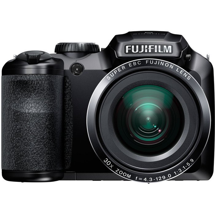 Fujifilm FinePix S4850 Black 16MP Digital Camera with 30x Optical Zoom and 3" LCD N2