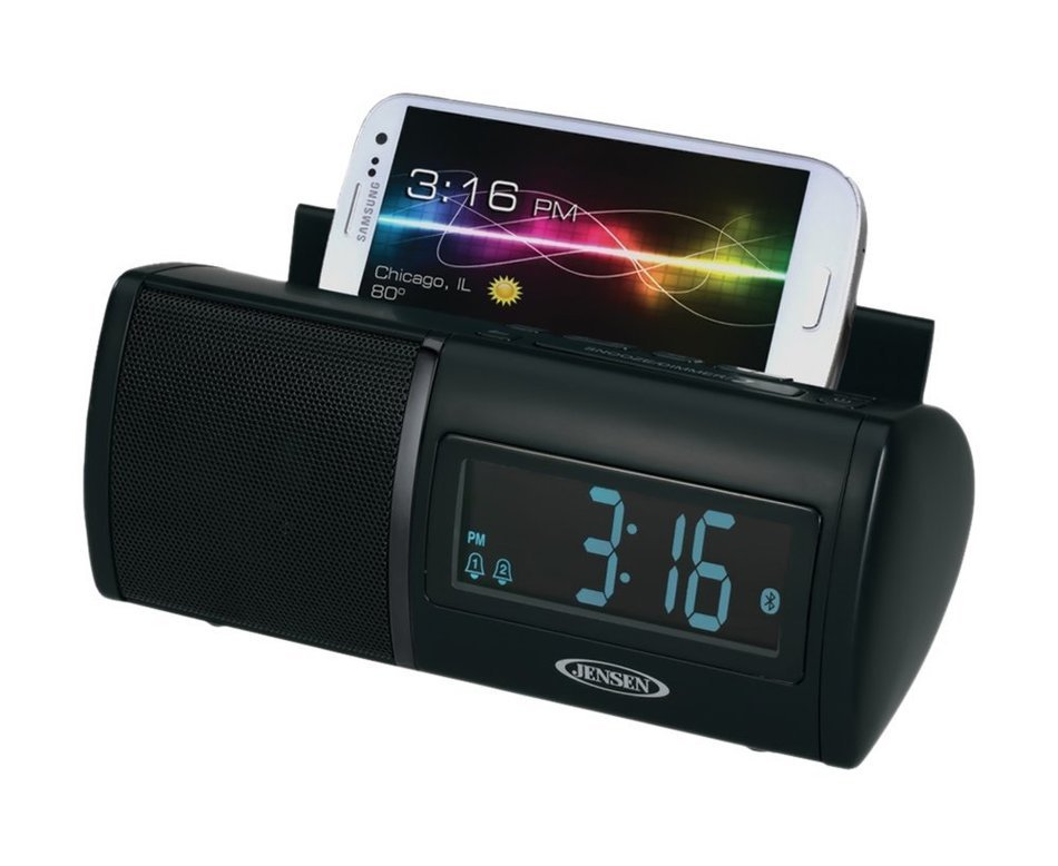 Jensen Jbd100 Black Clock Radio Bluetooth With Usb Chargiing (JBD100)