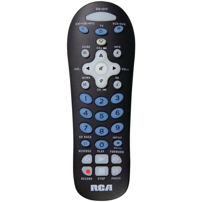 RCA RCR311BIR Three-Device Universal Remote Control