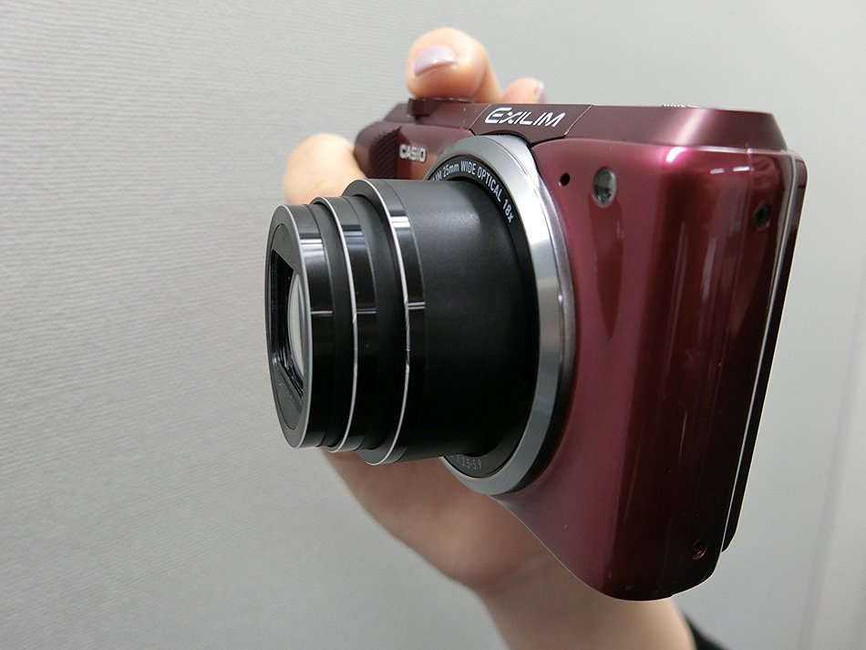 Casio EXILIM High Speed EX-ZR850 EXZR850RD (Red) Digital Camera with 16.1 MP with 18x Optical Zoom with WiFi Function N2