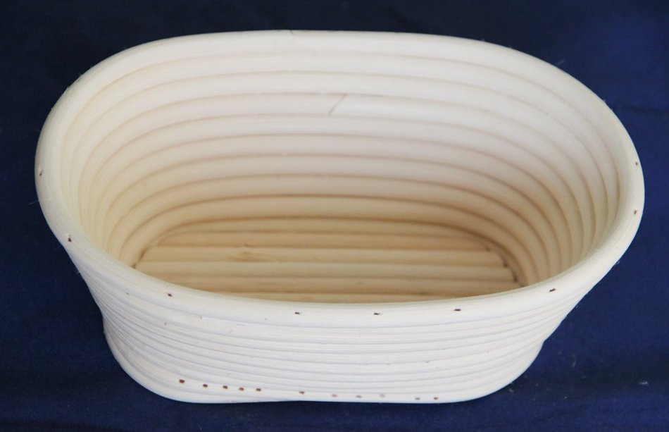 BetterJonny - 8" Oval Banneton Brotform Bread Dough Proofing Rattan Basket & Liner Combo USA Delivery N2