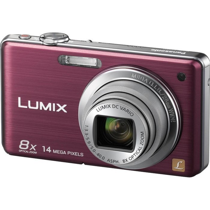 Panasonic Lumix DMC-FH20 14.1 MP Digital Camera with 8x Optical Image Stabilized Zoom and 2.7-Inch LCD (Violet...
