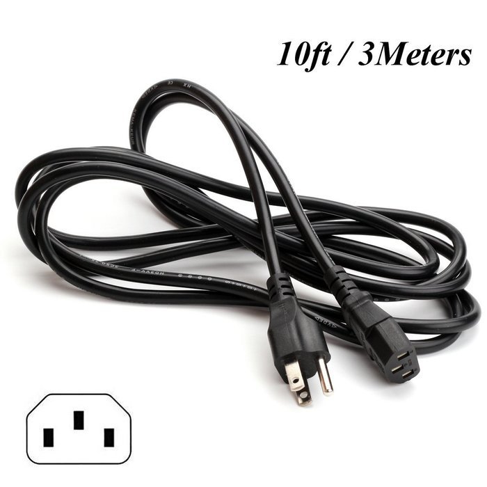 Antoble 10ft AC Power Cord Lead for ION Block Rocker, Block Party & Live, Job Rocker, Explorer Bluetooth Portable... N2