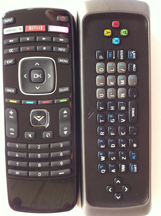 New Vizio 3d Smart Tv Remote Xrt303 3d Keyboard Remote for M3d550sl M3d470kd M3d650sv M3d550sl M3d470kde M3d550kde...