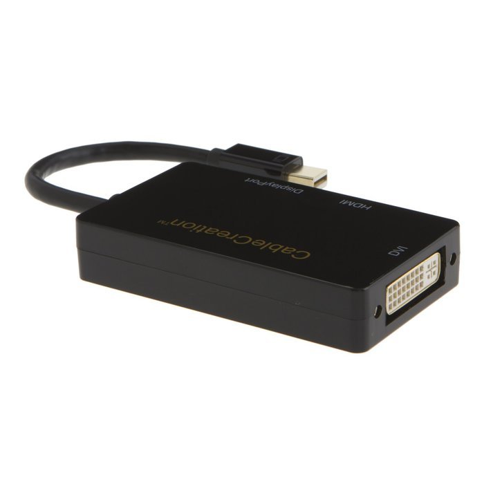 Mini DP to HDMI VGA Adapter, 2-in-1 (Two-In-One) Mini DisplayPort (Thunderbolt compatible) to HDMI/VGA converter... N43