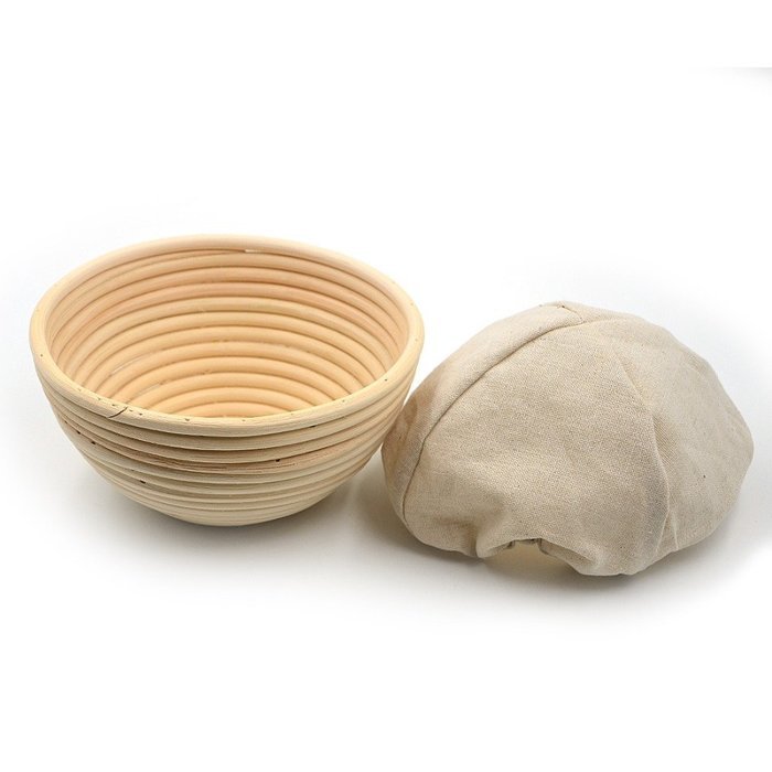 Banneton Bread Dough Proofing Basket Set [8 inch] with Free Linen Liner, A Lightweight, Round Shape, Basket from... N2