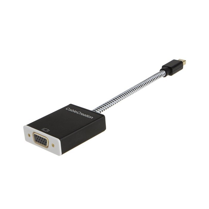 Mini DP to HDMI VGA Adapter, 2-in-1 (Two-In-One) Mini DisplayPort (Thunderbolt compatible) to HDMI/VGA converter... N48