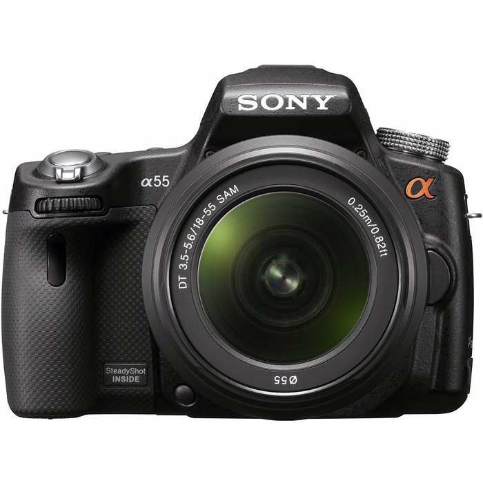 SONY DSLR ??55(Zoom Lens kit) SLT-A55VL - International Version (No Warranty)