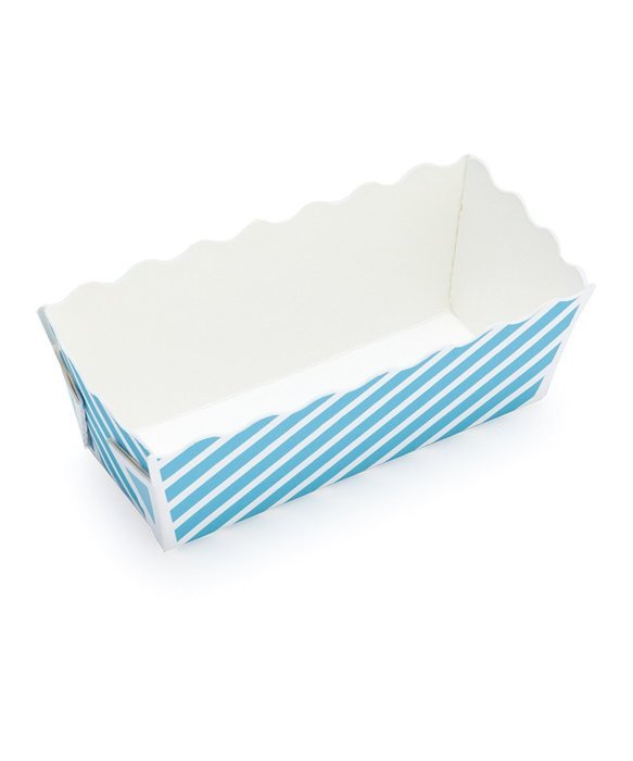 Welcome Home Brands T70114BX Rectangular Mini Loaf Baking Pans, 4.5-inches, Blue, 3-pack