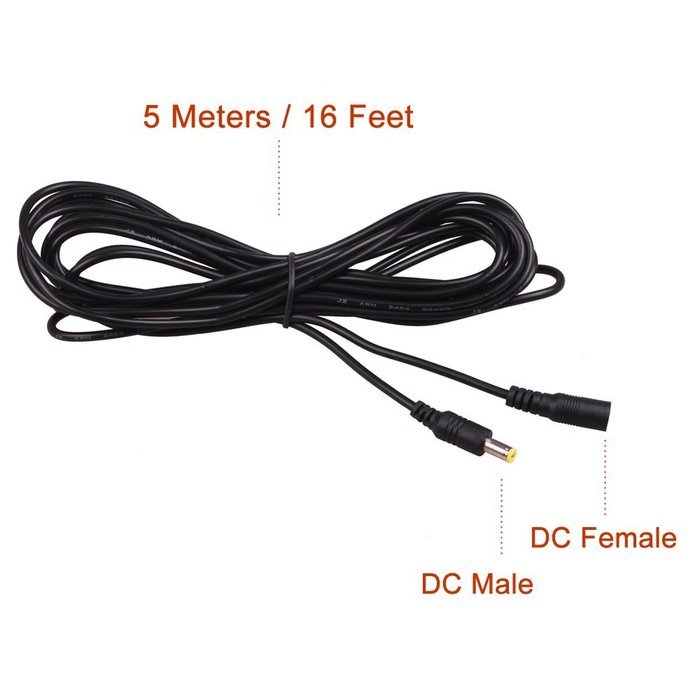 HitCar 1 to 2 Power Adapter Splitter Cable 12V 24V DC for CCTV Parking Camera Car Monitor N9