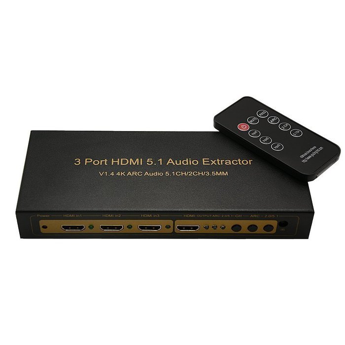4 port HDMI 4K X 2Kswitcher LinkS 4 in 1 out HDMI Switch 1080P/HDMI 1.4a Supports 3D with IR Wireless Remote and... N13