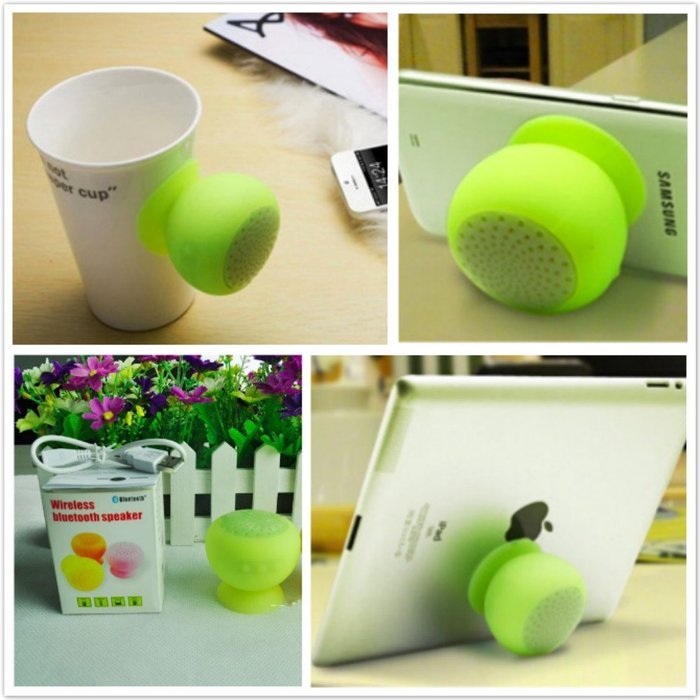 Wireless Bluetooth Shower Speaker／Mini Phone holder mount ，Hands-Free speaker phone for Showers, Pool, Boat, Car... N9