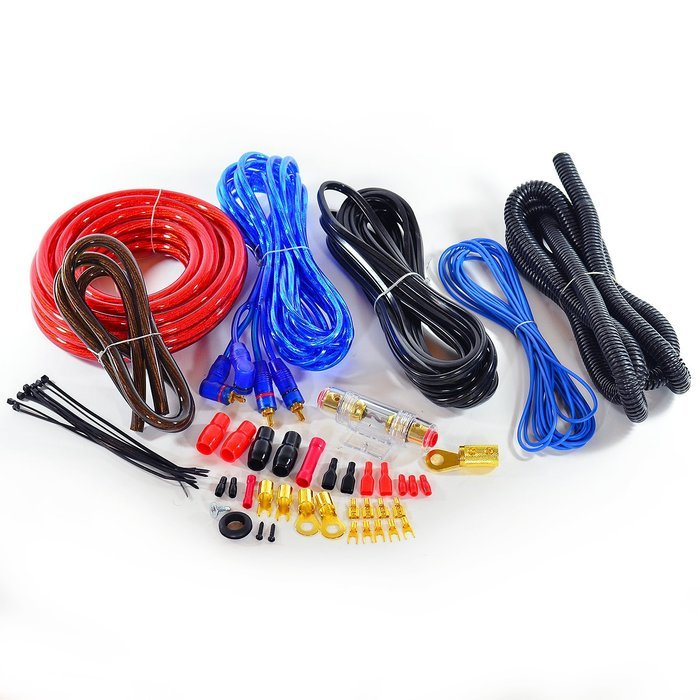 InstallerParts 2000W 4AWG Car Amplifier Hookup Kit N4