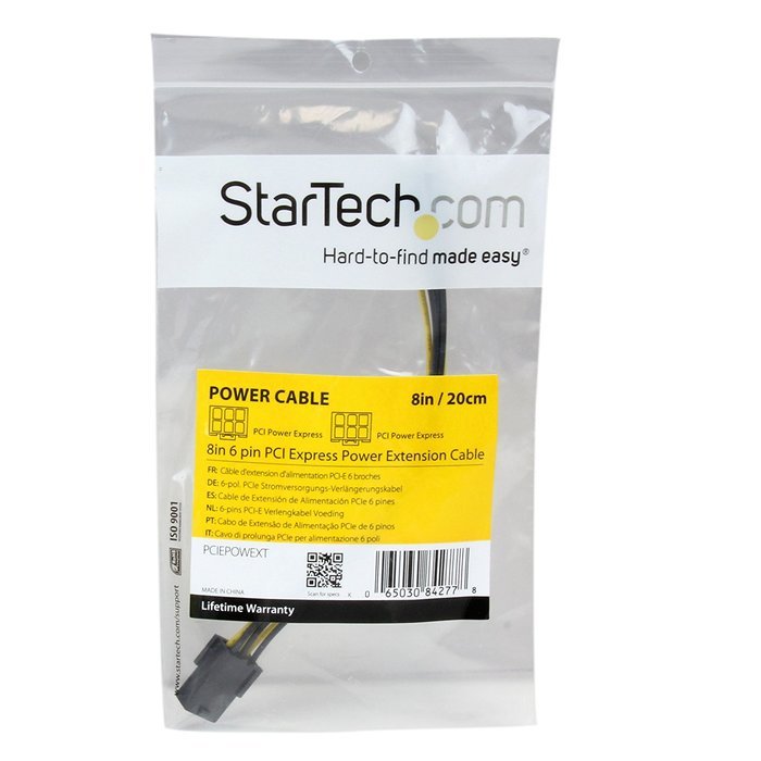 StarTech.com PCIEXSPLIT6 6-Inch PCI Express Power Splitter Cable N15