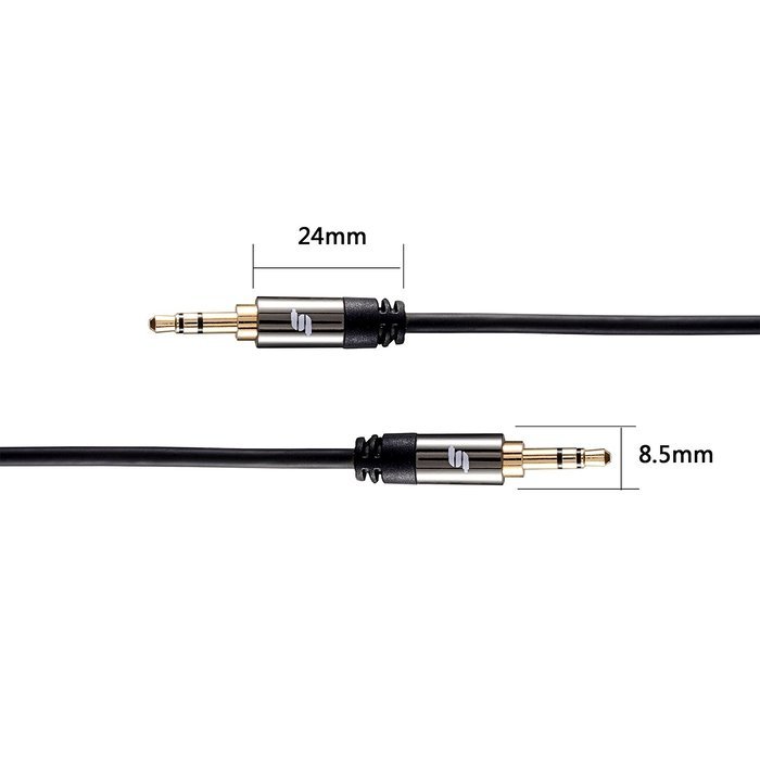 Sinseader 25ft Male to Male 3.5mm Universal Auxiliary Audio Stereo Cable AUX Cable for All 3.5mm-Enabled Devices... N6