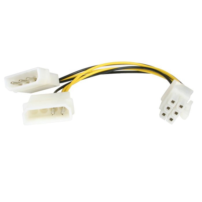 StarTech.com PCIEXSPLIT6 6-Inch PCI Express Power Splitter Cable N17