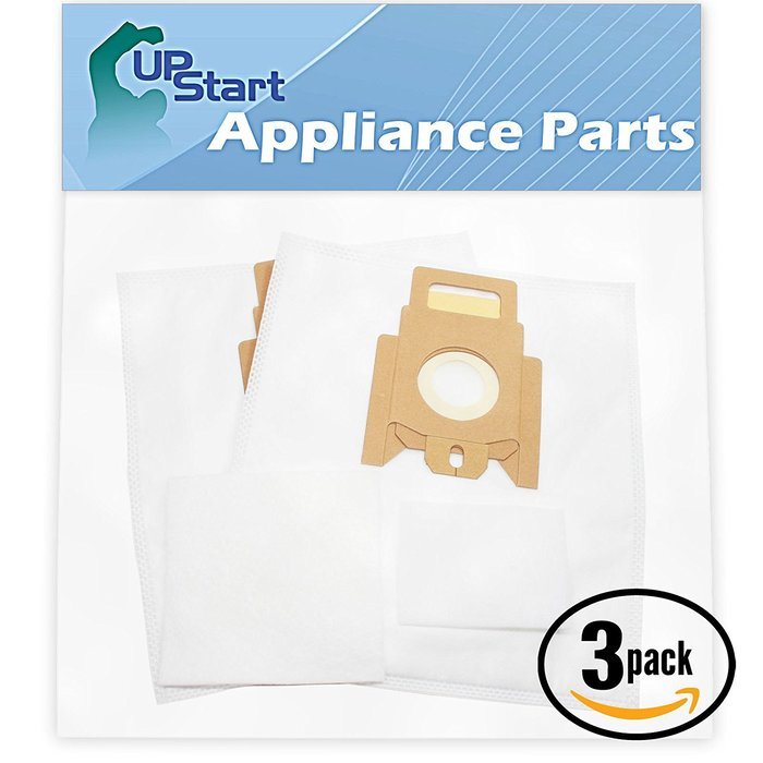 6 Replacement Miele Swing H1 QuickStep Vacuum Bags with 6 Micro Filters - Compatible Miele Type K, Type K/K Cloth... N4