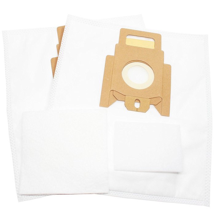 6 Replacement Miele Swing H1 QuickStep Vacuum Bags with 6 Micro Filters - Compatible Miele Type K, Type K/K Cloth... N5
