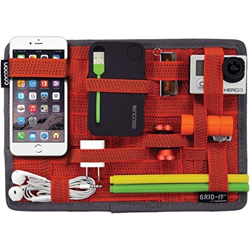 New COCOON CPG8RD 7.5" x 10.5" GRID-IT! Organizer (Red)