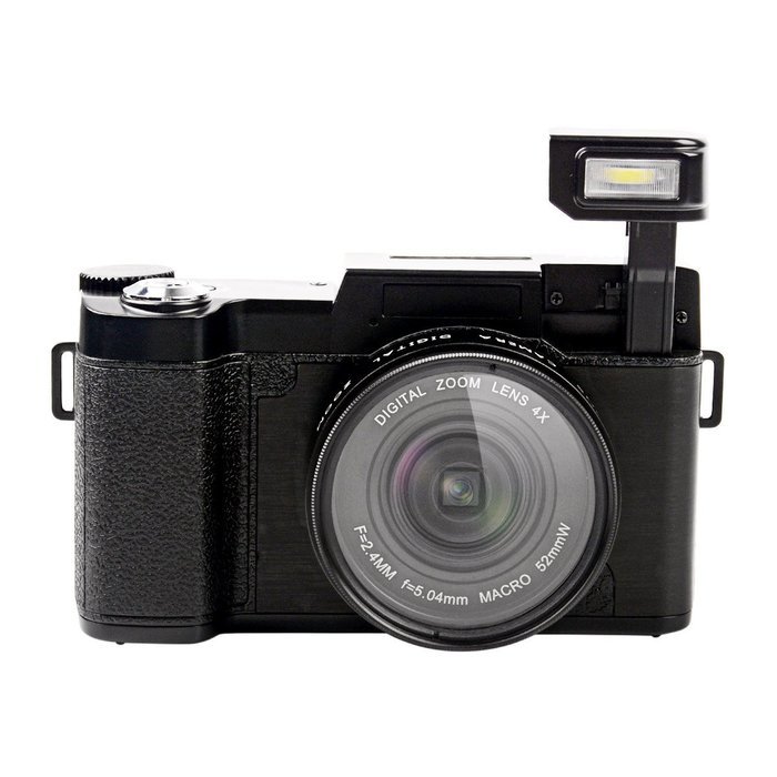 Ckeyin 3.0-Inch TFT LCD Full HD 1080P Digital Camera with 24MP 4X Digital Zoom and 0.43X Wide Angle Lens and UV... N4